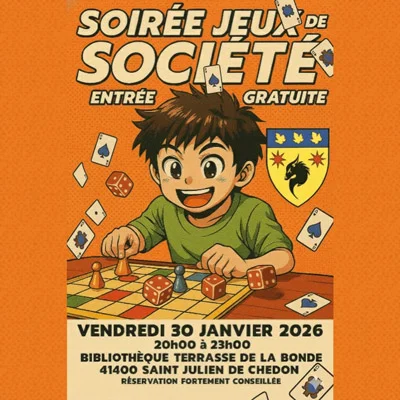 Soirée jeux de société